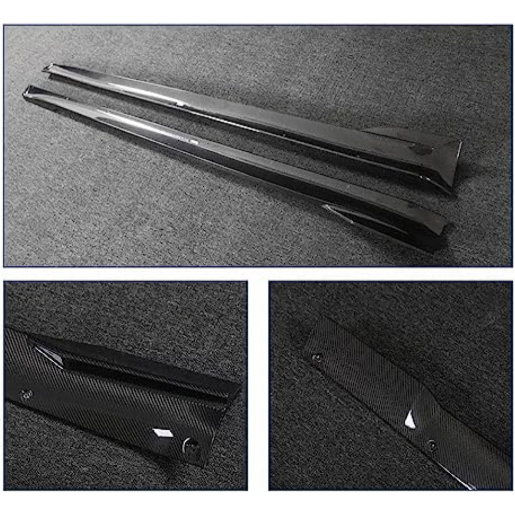 TESEVO Real Carbon Fiber Side Skirts for Model S 2022-2024 - Tesevo