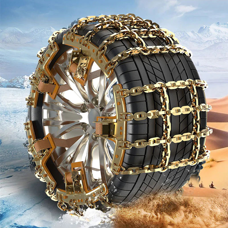 TESEVO Anti-Slip Snow Chains Nine Grid for Model Y/3/X/S - Tesevo