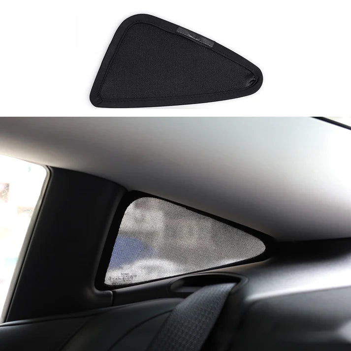 TESEVO Side Window Triangle Shades for Model 3-TESEVO