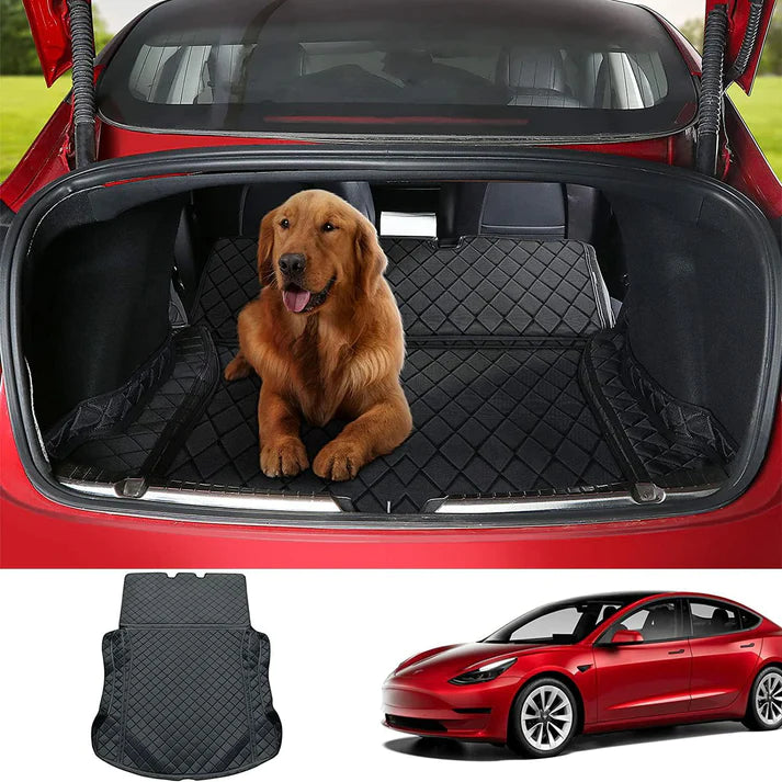 TESEVO Waterproof Trunk Mat Pet Mat for Tesla Model 3 2017-2023-TESEVO