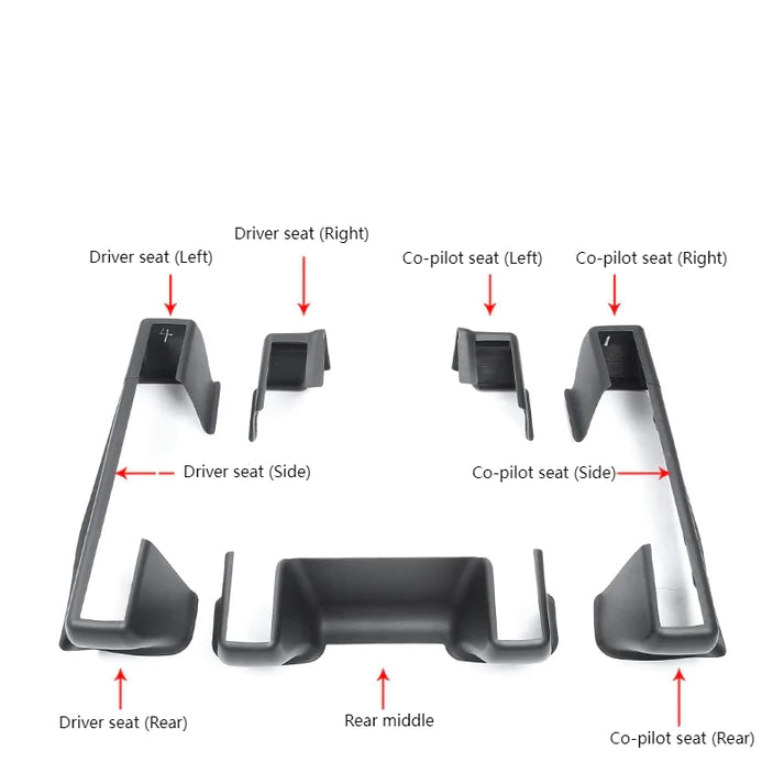 TESEVO Seat Corner Protection Anti-kick for Model Y-TESEVO