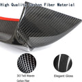 TESEVO Real Carbon Fiber Mirror Caps Bullhorn Style for Model S - Tesevo