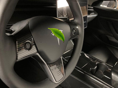 TESEVO Steering Wheel Decoration ABS for Model 3/Y - Tesevo