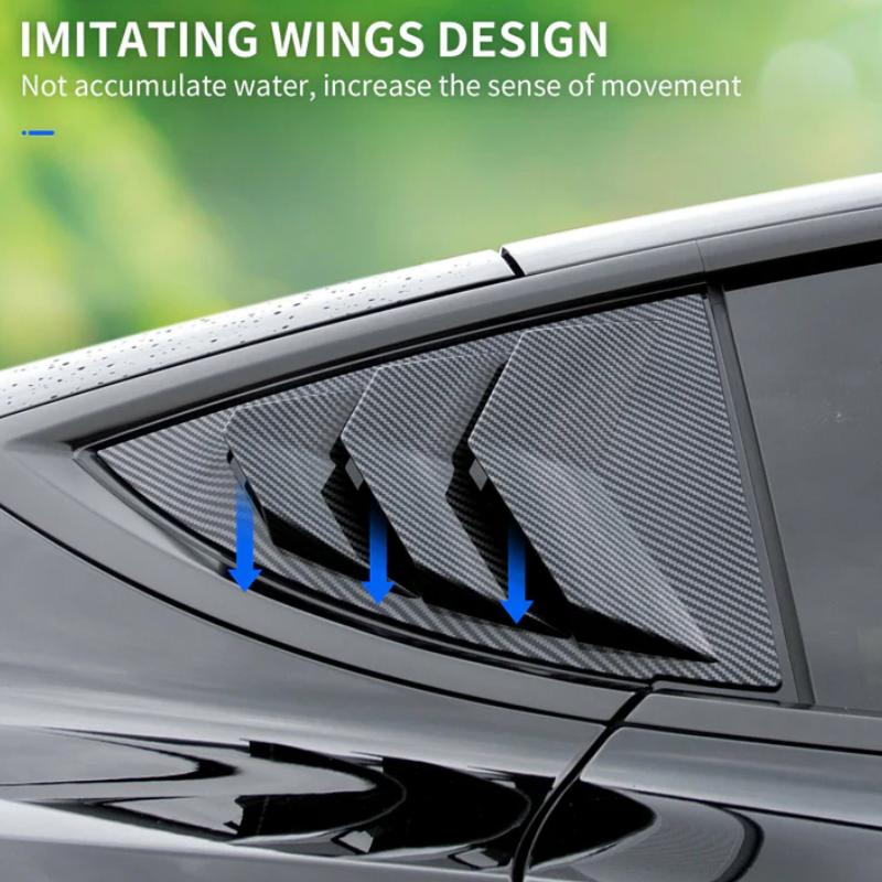 TESEVO Rear Side Window Louvers Cover Blinds for Model Y-TESEVO