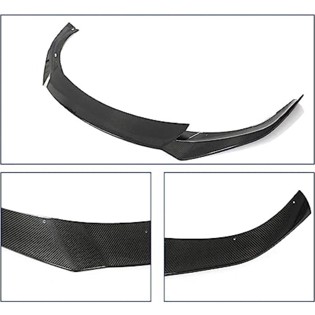 TESEVO Real Carbon Fiber Front Lip Spoiler REVOZPORT Style for Model S - Tesevo