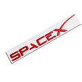 TESEVO 3D Metal Letters SpaceX Rear Trunk Sticker for Tesla Model 3/Y/S/X - Tesevo