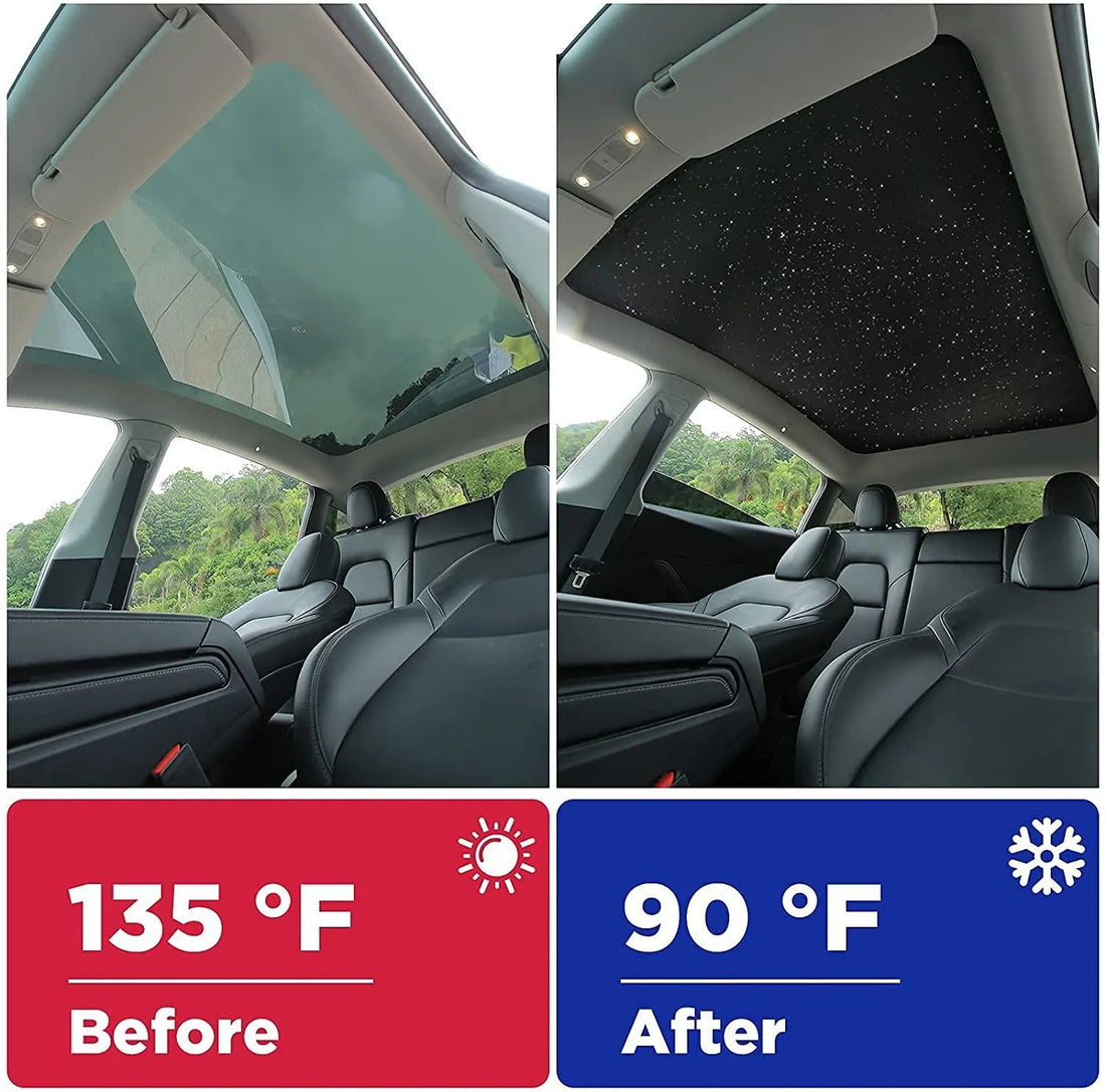 TESEVO Starry Sky Sunroof Sunshade for Model Y-TESEVO