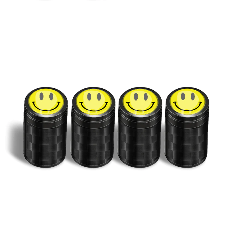 TESEVO Carbon Fiber Wheel Tire Valve Stem Caps for Model3/Y/X/S (4pcs) - Tesevo