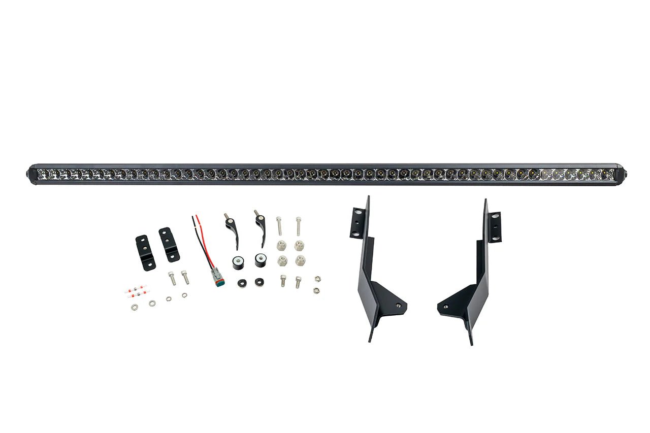 50" LED Off Road Light Bar with Roof Top Quick Disconnect Kit for Cybertruck - Tesevo