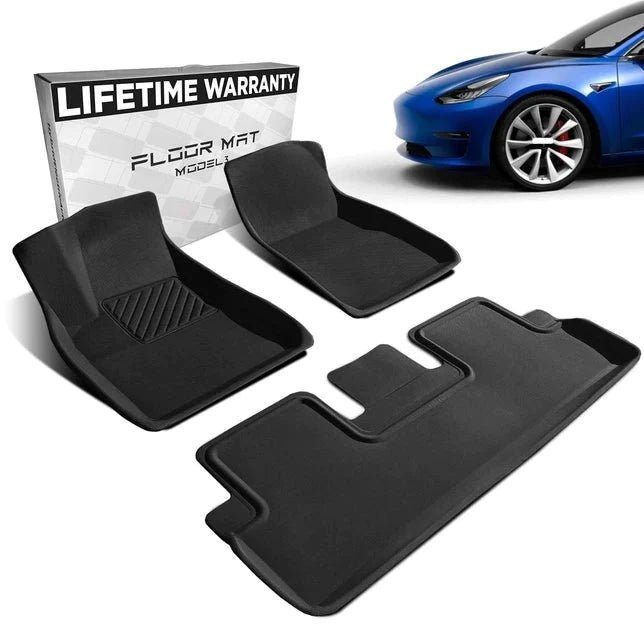 TESEVO 3D Floor Mats for Tesla Model 3/Y-TESEVO