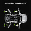 TESEVO LED Logo Tesla Puddle Lights for Model 3/Y/S/X-TESEVO