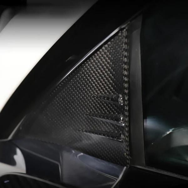 TESEVO Real Carbon Fiber A-pillar Window Covers for Model 3/Y-TESEVO