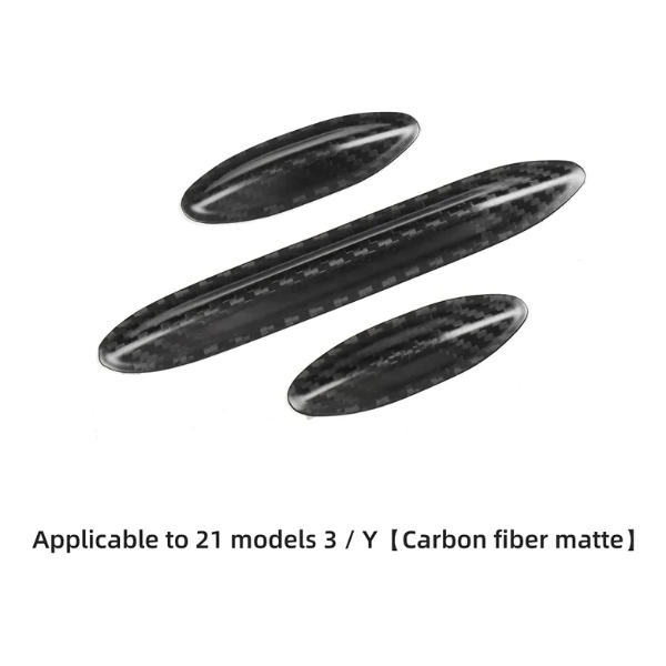 TESEVO Real Carbon Fiber Central Control Panel Stickers for Model 3/Y-TESEVO