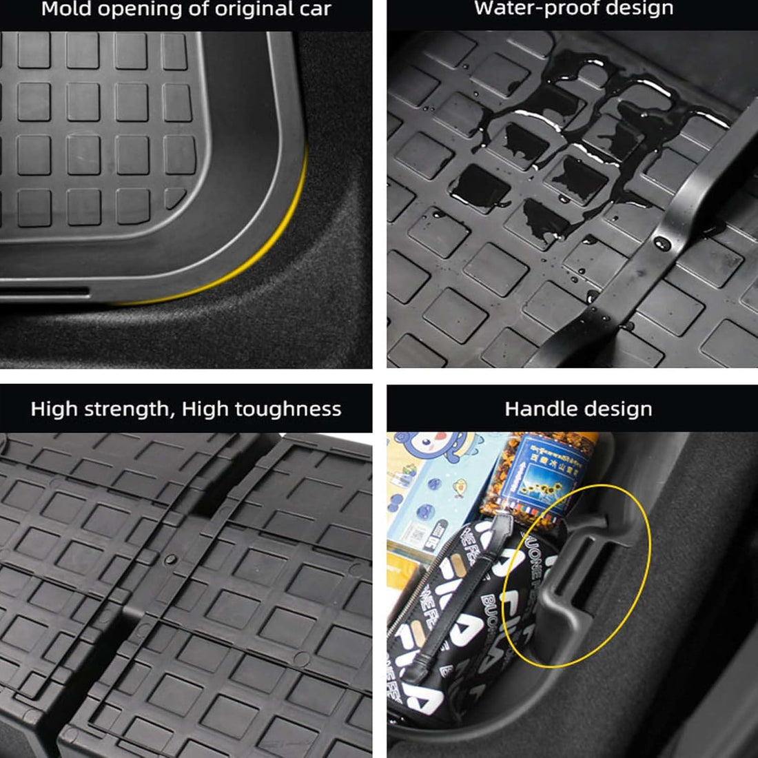 TESEVO Double-Layer Trunk Storage Box for Model Y - Tesevo