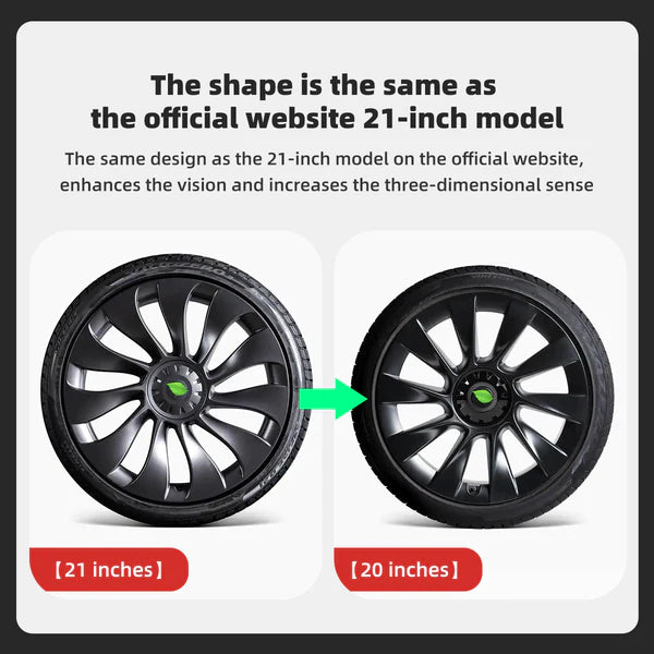 TESEVO 20-Inch Wheel Hub Cover for Model Y-TESEVO