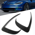 TESEVO Front Fog Light Trim Cover Eyebrow Spoiler for Tesla Model S - Tesevo