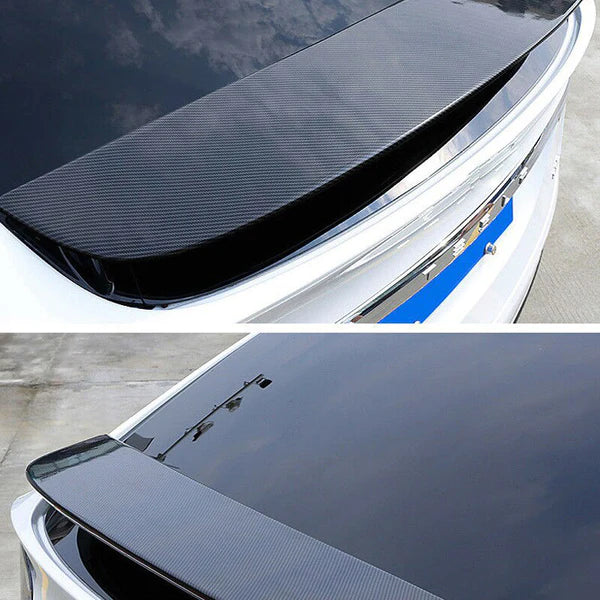 TESEVO Real Carbon Fiber Spoiler Overlay Style for Model X