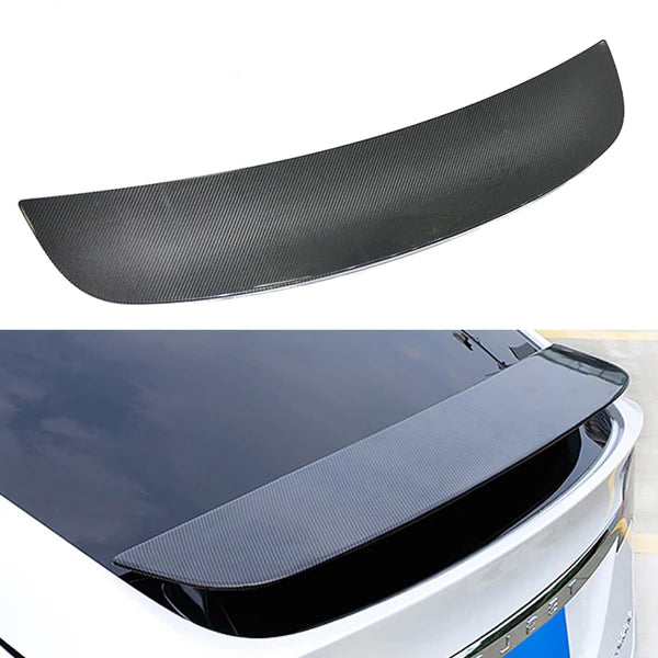 TESEVO Real Carbon Fiber Spoiler Overlay Style for Model X-TESEVO