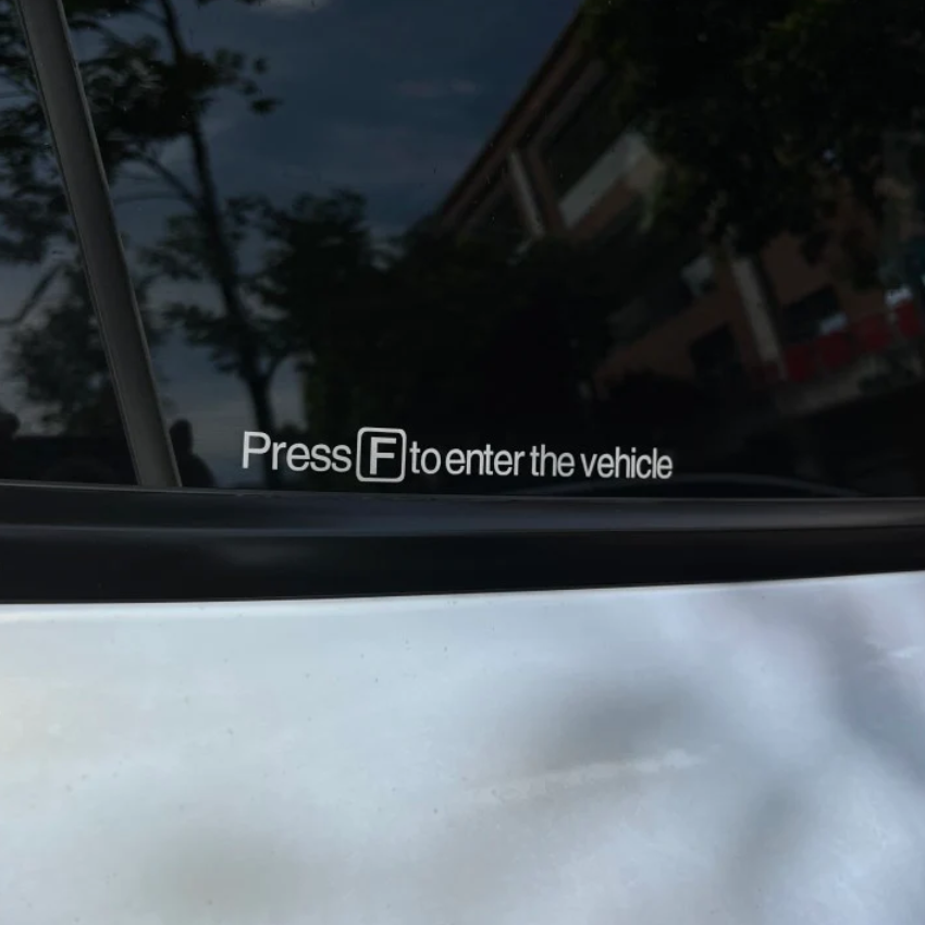 TESEVO PUBG Reflective Stickers for Model 3/Y/S/X - Tesevo