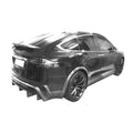 TESEVO Real Carbon Fiber Spoiler Rear Bumper Diffuser for Model X - Tesevo