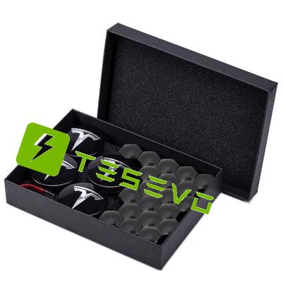 TESEVO Center Wheel Center Cap Kit with Puller for Model 3/Y/S/X - Tesevo