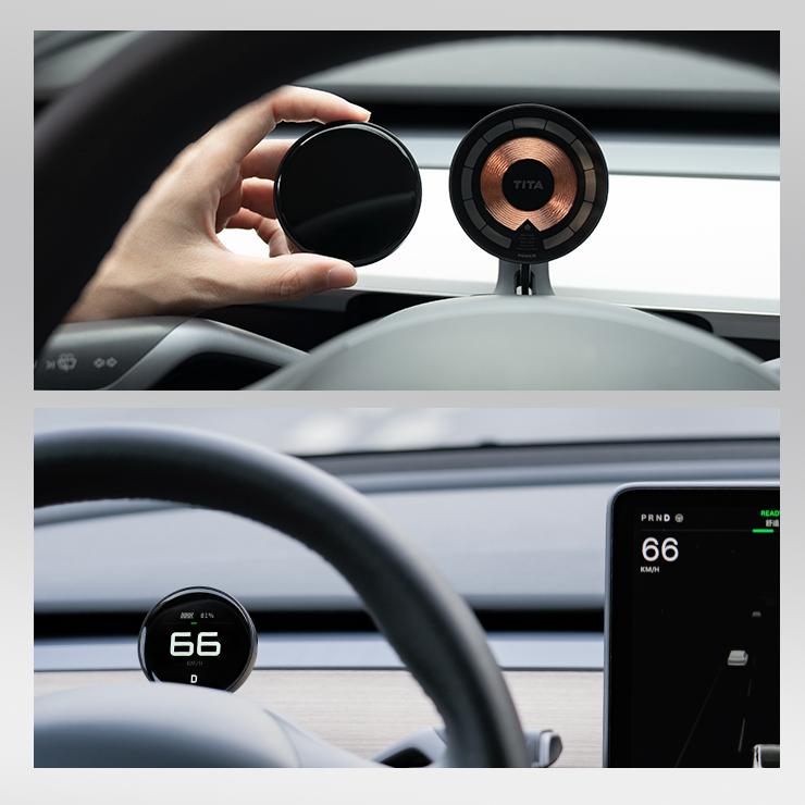 TITA - Magnetic Dashboard Display Pro for Model 3/Y - Tesevo