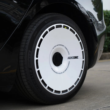 Tesevo Aero Wheel Covers Masked Rider Sticker for Model 3/Y - Tesevo