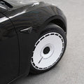 Tesevo Aero Wheel Covers Masked Rider Sticker for Model 3/Y - Tesevo