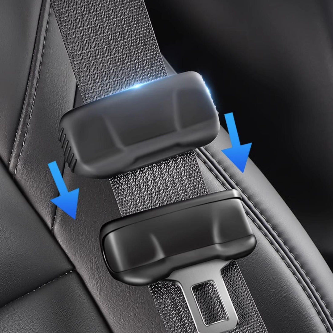 Tesevo Safety Belt Buckle Silicone  Protective Cover for Moedel 3/Y - Tesevo