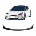 TESEVO Front Lip Spoiler V-Style - Real Carbon Fiber for Model 3-TESEVO