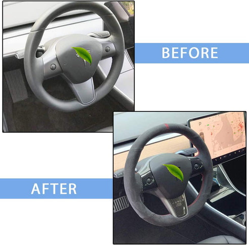 TESEVO Steering Wheel Decoration ABS for Model 3/Y - Tesevo