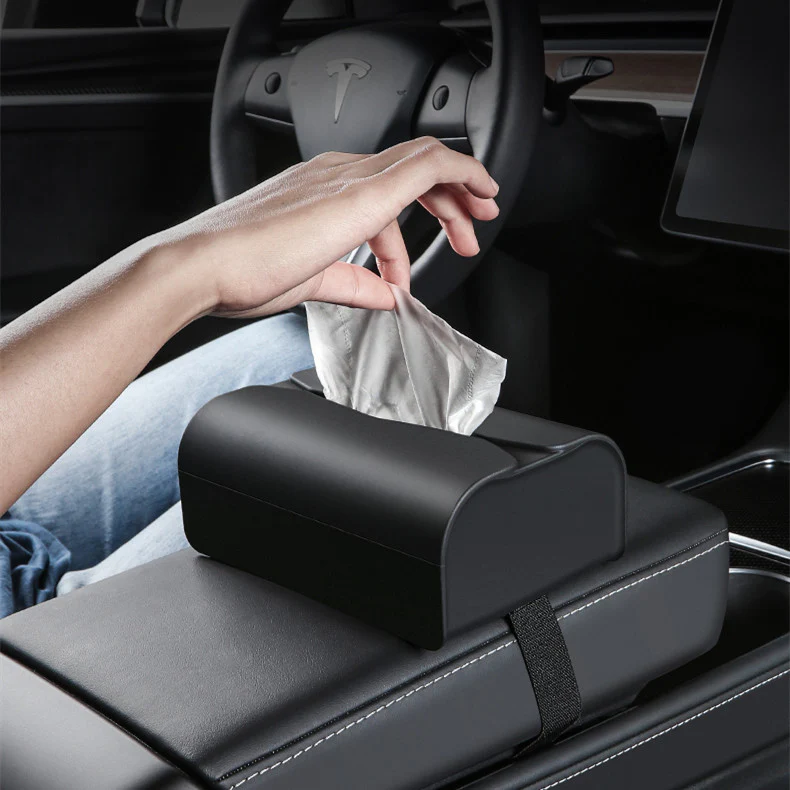 TESEVO Tissue Box Cover for Model 3/Y/S/X - Tesevo