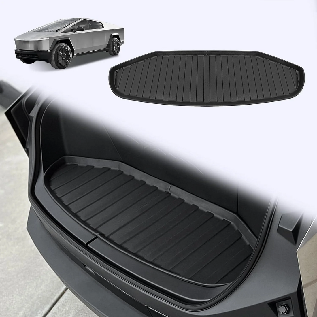 TESEVO All Weather Front Rear Trunk Mats for Cybertruck - Tesevo