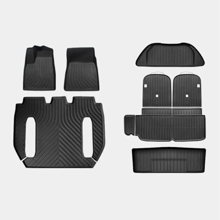 TESEVO All Weather Floor Mats for Model X - Tesevo