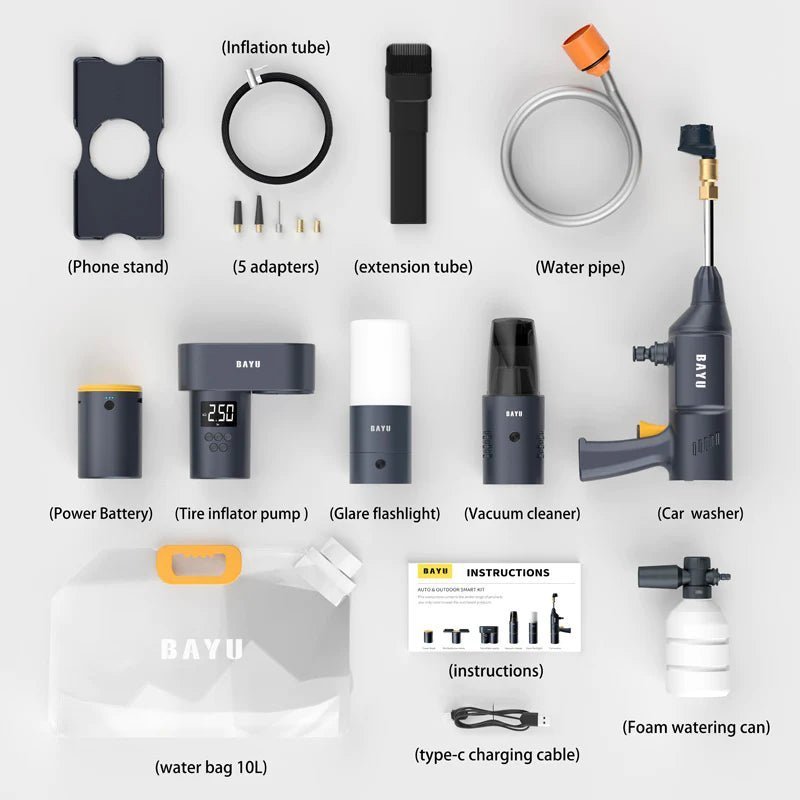 BAYU 6 In 1 Car Tool for Model 3/Y/S/X & Cybertruck - Tesevo