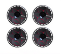 Tesevo Aero Wheel Covers Masked Rider Sticker for Model 3/Y - Tesevo