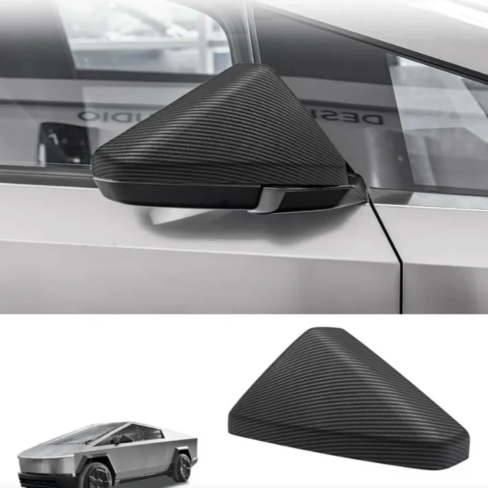 Carbon Fiber Rearview Mirror Cover for Cybertruck - Tesevo