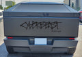 Cybertruck Tailgate Graffiti Logo Vinyl Decal - Tesevo