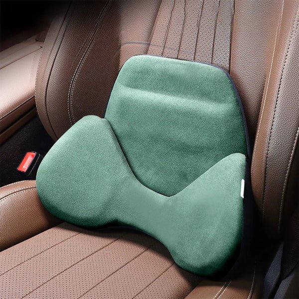 Ergonomic All Weather Alcantara Lumbar Support Pillow for Tesla - Tesevo