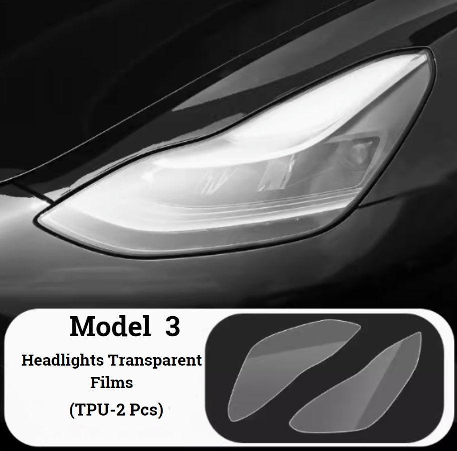 Headlights Film Kits for Tesla Model 3 2017 - 2023 Model Y 2020 - Present - Tesevo