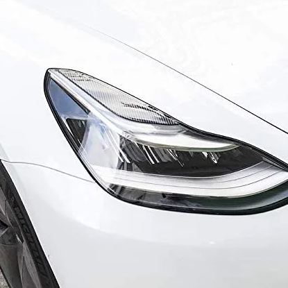 TESEVO Headlight eyelid trimming eyebrow stickers for Tesla Model 3-TESEVO