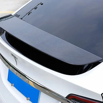 TESEVO Real Carbon Fiber Spoiler Overlay Style for Model X