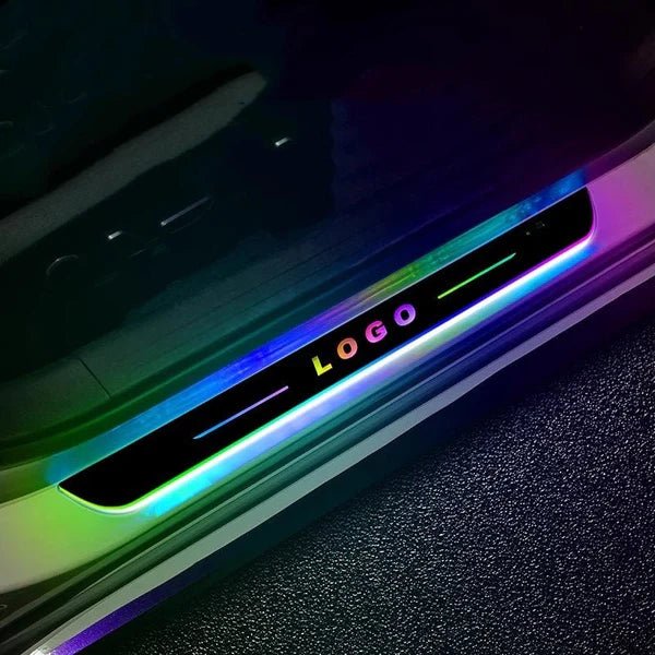 LED Illuminated Door Sill Protector for Cybertruck - Tesevo