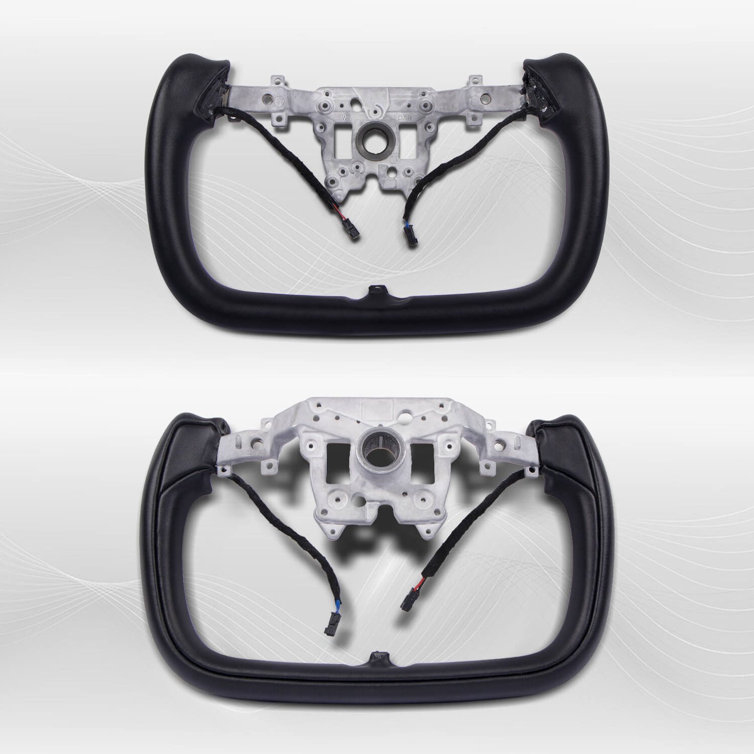 Tesevo Yoke Plaid Steering Wheel for  Model 3 Highland - Tesevo