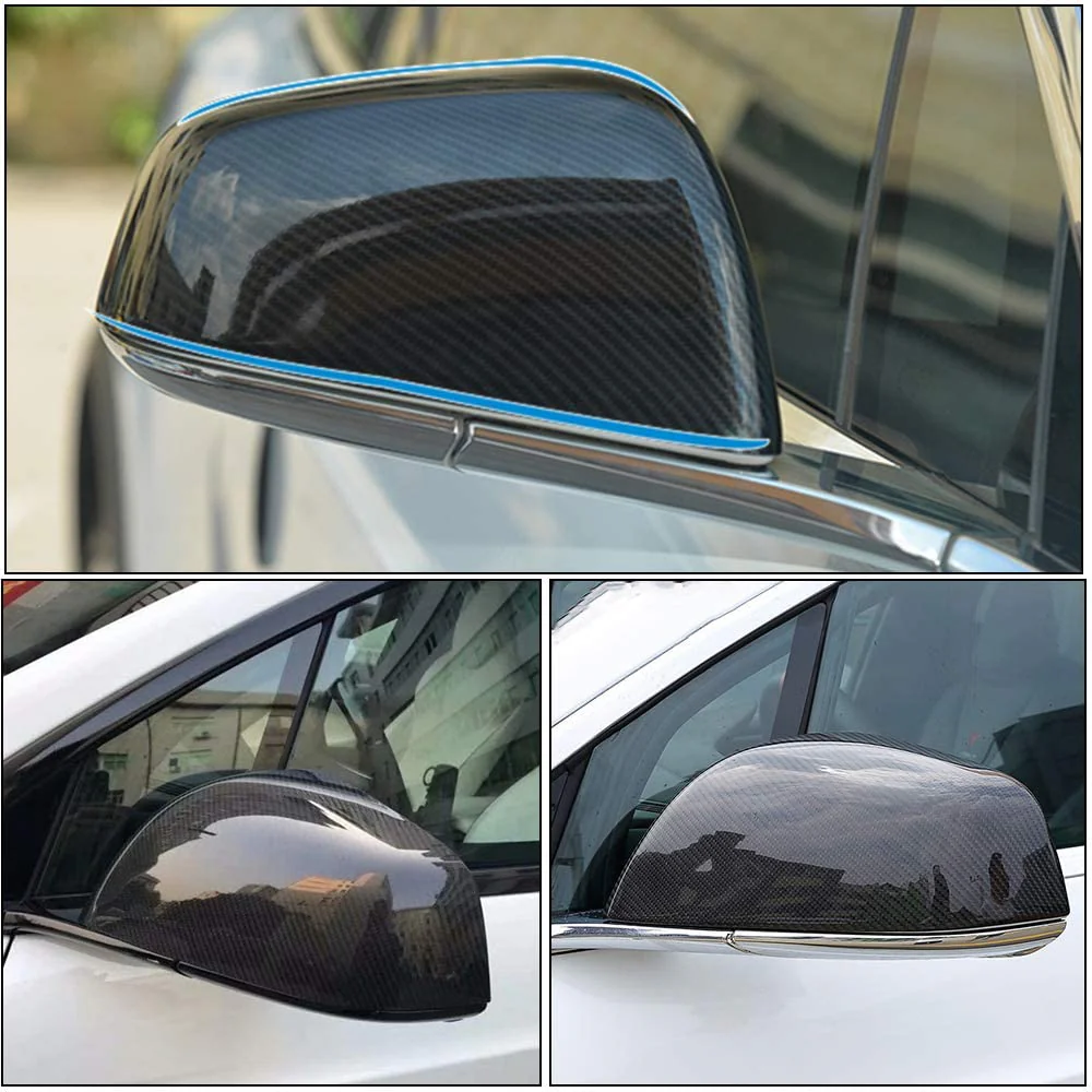 TESEVO Real Carbon Mirror Cover for Model X - Tesevo