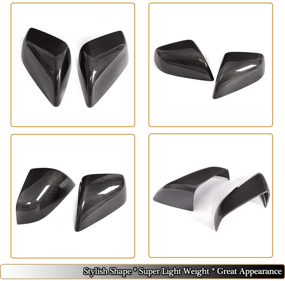 TESEVO Real Carbon Mirror Cover for Model X - Tesevo