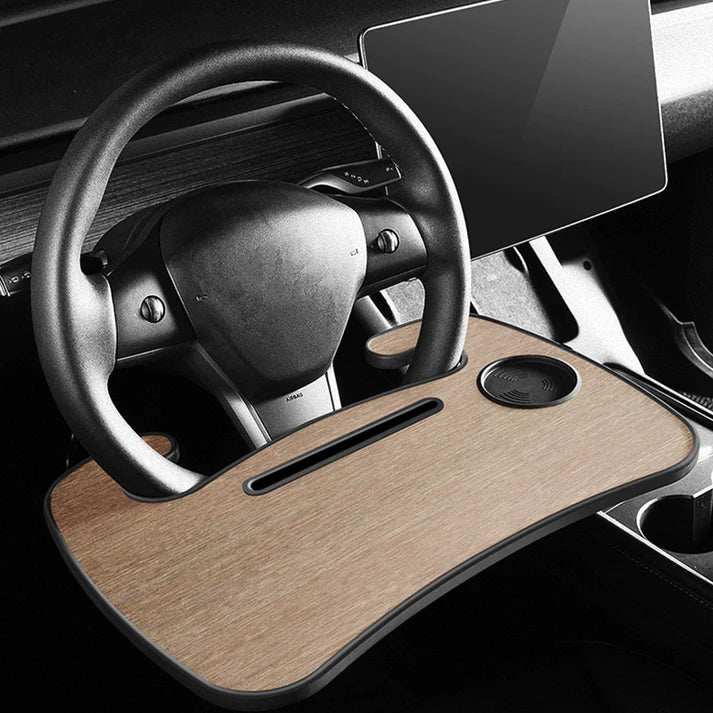 TESEVO Steering Wheel Tray for Model 3/Y (Round Steering Wheel ONLY)-TESEVO