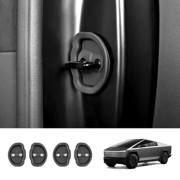 Noise Reduction Door Latch Lock Cover for Cybertruck (4 Pcs) - Tesevo