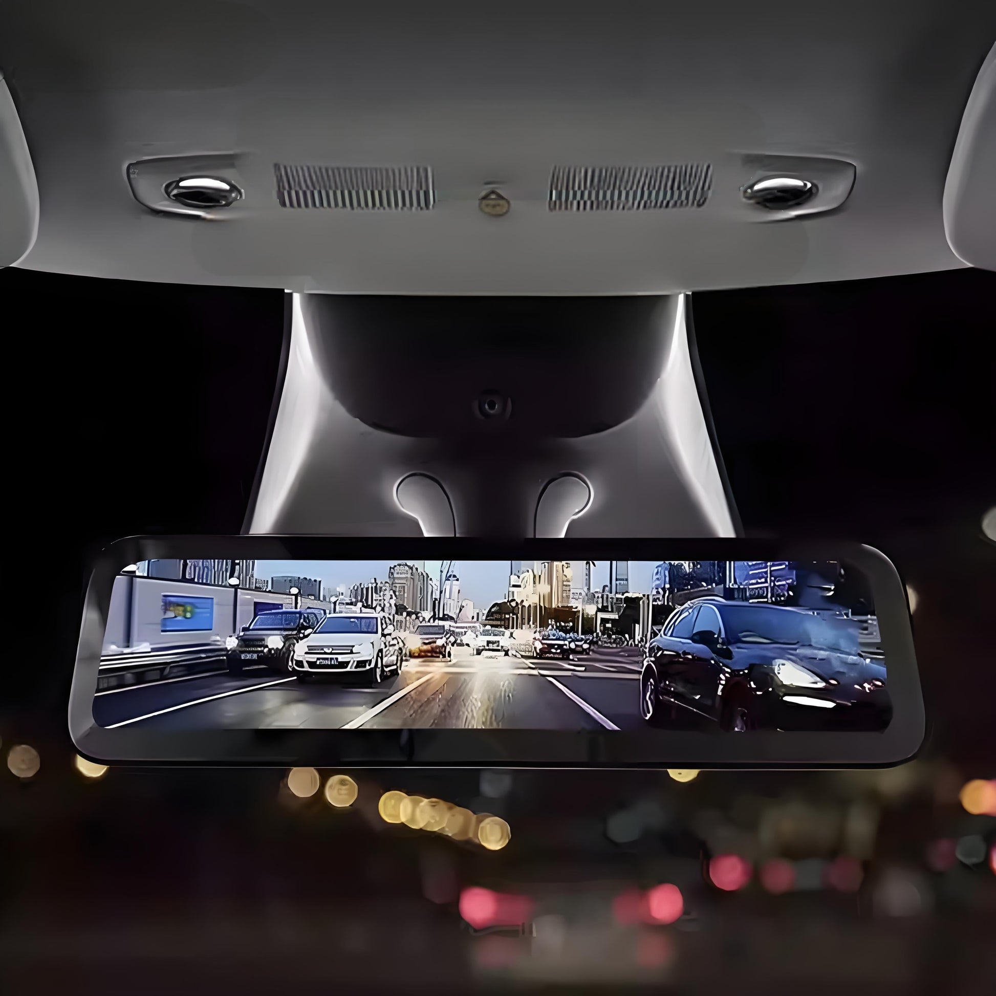 Streaming Rearview Mirror Recorder for Tesla Model 3/Y（HW4.0） 