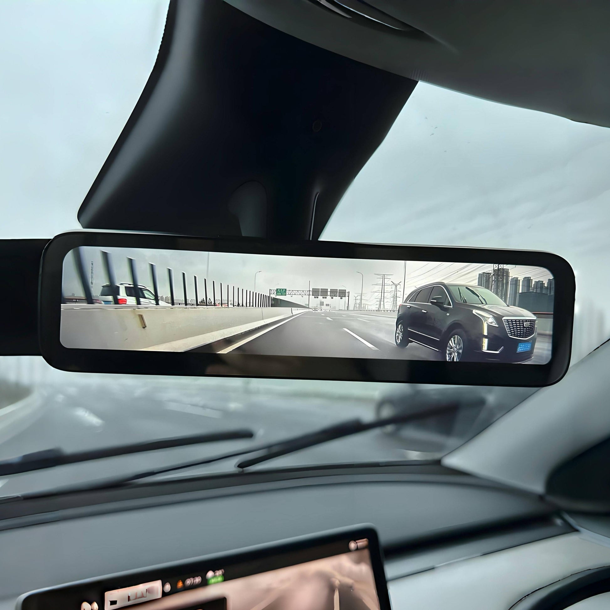 Streaming Rearview Mirror Recorder for Tesla Model 3/Y（HW4.0） 